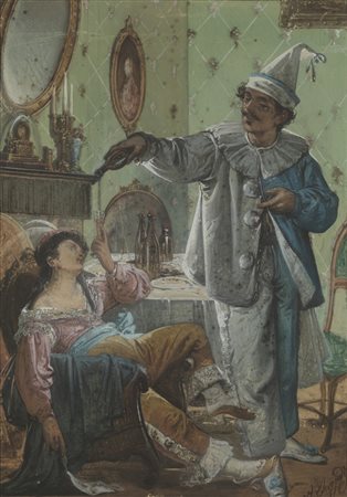 SAVOIA ACHILLE (1842 - 1886) - Le ultime ore del carnevale.