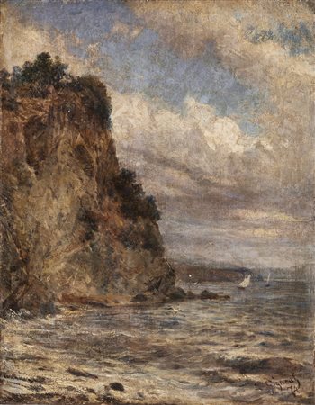 GIGNOUS  EUGENIO (1850 - 1906) - Marina.