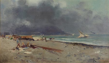RICCIARDI OSCAR (1864 - 1935) - Marina.