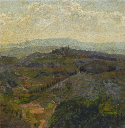 LLOYD LLEWLYN (1879 - 1949) - Paesaggio montano. .
