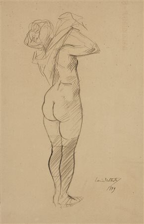MALTESTE LOUIS (1862 - 1928) - Nudo femminile. 
.