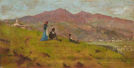 SERNESI RAFFAELLO (1838 - 1866) - Attribuito a. San Marcello pistoiese. .