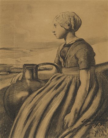 FRÉDÉRIC LÉON (1856 - 1940) - Petit Hollandaise.