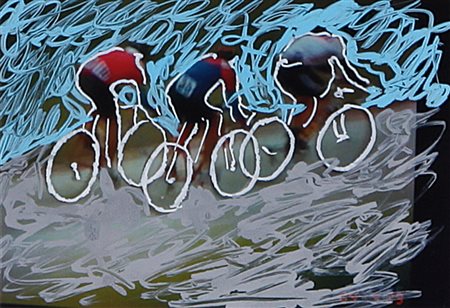 MARIO SCHIFANO Homs (Libia) 1934 - Roma 26/01/1998 Senza titolo, 1990-97...