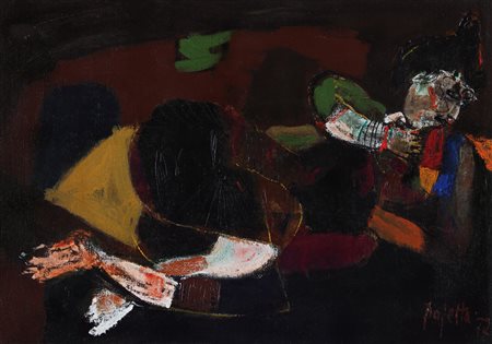 GUIDO PAJETTA Monza (Mi) 08/02/1898 - Milano 15/02/1987 Donna araba adagiata,...