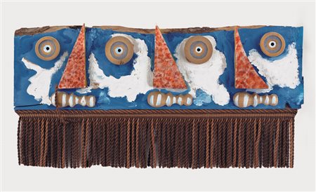 ENRICO BAJ Milano 31/10/1924 - Varese 15/06/2003 Dugukkka, 1993 legni,...