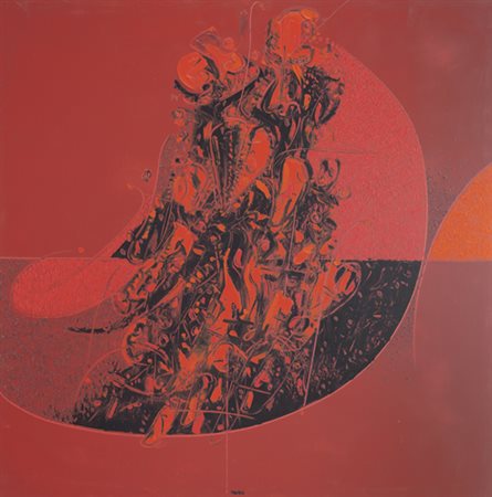 CAMILLO FRANCIA Casale Monferrato (Al) 1955 Senza titolo rosso, 2009 olio su...