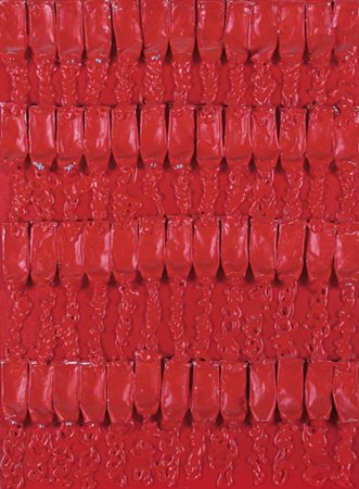 ARMAN Nizza 1928 - New York 22/10/2005 Senza titolo, 2002 4 file di tubetti...