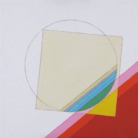 EUGENIO CARMI Genova 17/02/1920 Forse un'altra memoria sul bianco, 2007 olio...