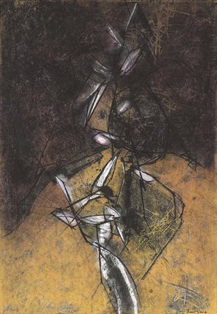 SALVATORE PROVINO Bagheria (Pa) 04/06/1943 Danza di forme, 2005 olio su tela...