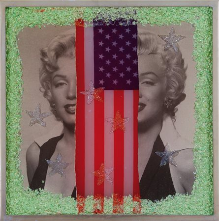 OMAR RONDA Portula (Bi) 11/09/1947 Marilyn frozen, 2005 plastic + foto cm....