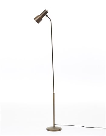 Fontana Arte Lampada da terra modello "1968". Milano, 1952-1955. Ottone. Fusto c