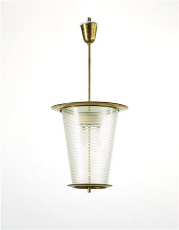 Pietro Chiesa (Attribuito)
Lampada a sospensione a lanterna. Produzione Fontana