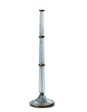 Carlo Scarpa Lampada da terra. Esecuzione Venini, Murano, anni '30. Fusto in vet