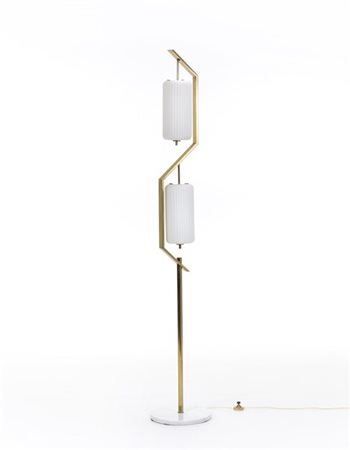 Angelo Lelii Lampada da terra. Produzione Arredoluce, Monza, 1959ca. Base in mar