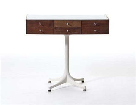 George Nelson Cassettiera a sei cassetti modello "5515" della serie "Miniature C