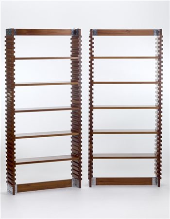 Aldo Rossi e Leonardo Ferrari Coppia di librerie. Esecuzione Laboratorio Scarpin