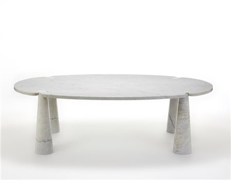 Angelo Mangiarotti Grande tavolo ovale della serie "Eros". Produzione Skipper, I