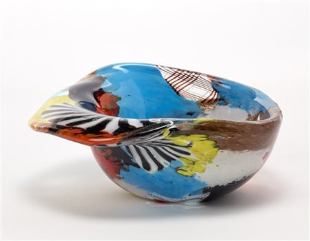 Dino Martens Coppa disegno 5610 della serie "Oriente". Esecuzione Aureliano Toso