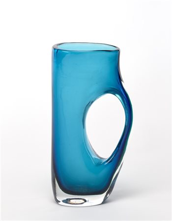 Fulvio Bianconi Vaso della serie "Forati" o "Buchi". Venini, Murano, 1951ca. For