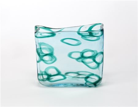 Fulvio Bianconi Vaso modello "S 504". Esecuzione Vistosi, Murano, 1962ca. Vetro