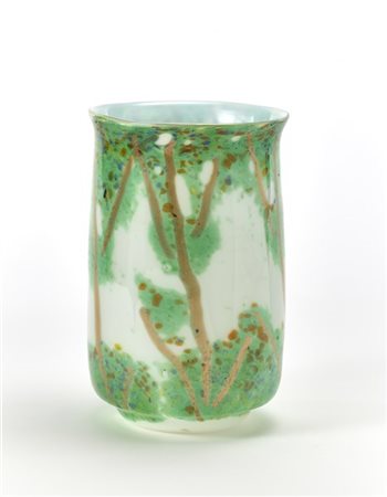 Umberto Bellotto Grande vaso di gusto secessionista. Esecuzione Artisti Barovier