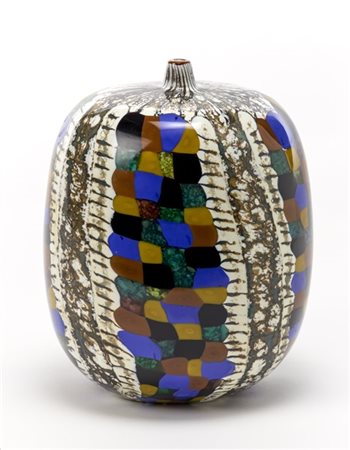 Yoichi Ohira Vaso a mosaico. Esecuzione Livio Serena e Giacomo Barbini, Murano,