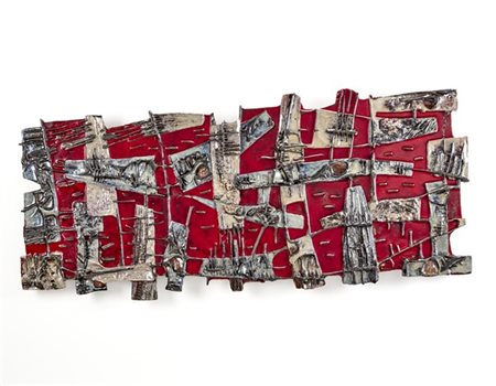 Carlo Zauli "Composizione astratta"
Grande pannello in ceramica a rilievi inform