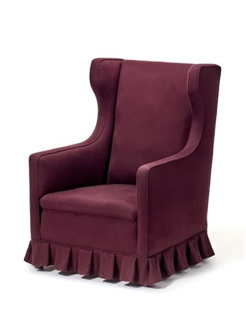 Luigi Caccia Dominioni Bergère. Milano, 1952-1955. Rivestimento in panno di lana