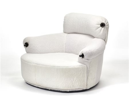 Luigi Caccia Dominioni Poltrona modello "P20 Toro". Produzione Azucena, Milano,