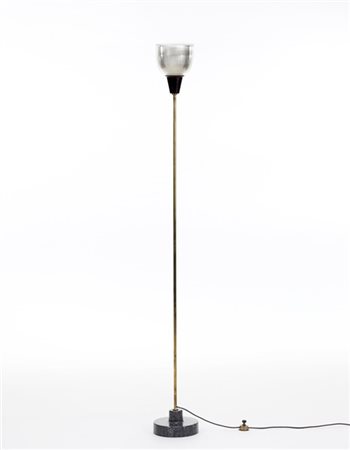 Ignazio Gardella Lampada da terra modello "LTE6 Coppa Vetro Aperta". Produzione