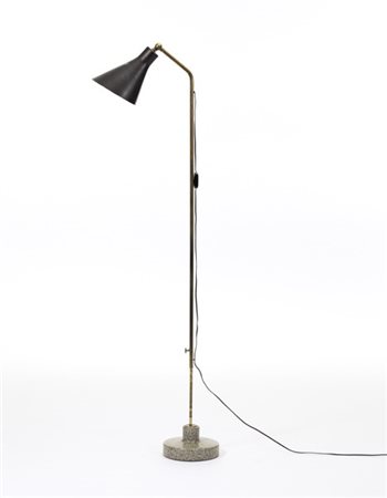 Ignazio Gardella Lampada da terra modello "LTE3 Alzabile". Produzione Azucena, M