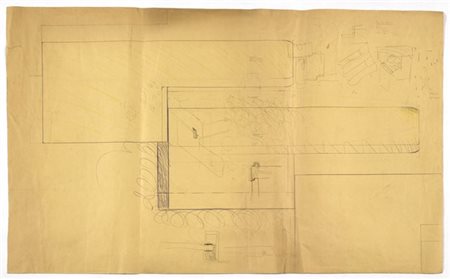 Carlo Scarpa (1906-1978) e collaboratori "Negozio Olivetti a Venezia"Studio al
