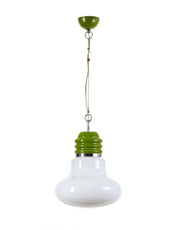 Piero Brombin Lampada a sospensione. Produzione Artemide, Milano, 1965. Struttur