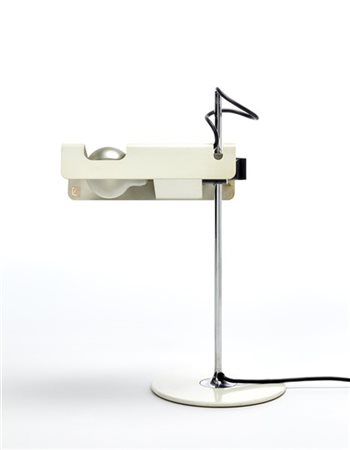 Joe Colombo Lampada da tavolo modello "Spider". Produzione O-Luce, Milano, 1967.