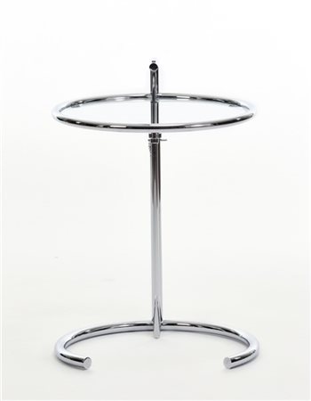 Eileen Grey Tavolino da appoggio modello "E1027". Produzione Alivar, Firenze, di