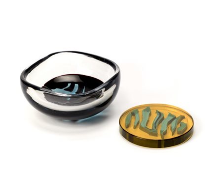 Ludovico Diaz De Santillana Lotto composto da una ciotolina e un tondo della ser