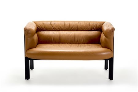 Marco Zanuso Divano modello "Interluce". Produzione Poltrona Frau, Torino, 1983.