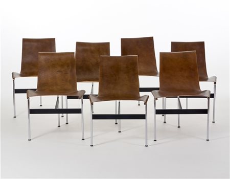 William Katavolos, Ross Littell e Douglas Kelly Lotto composto da sette sedie mo