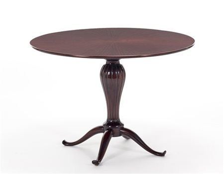 Carlo Enrico Rava (Attribuito)
Tavolo in legno di mogano massello e bordato, gam