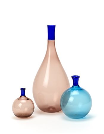 Ludovico Diaz De Santillana Lotto composto da tre vasi monofiore della serie "Co