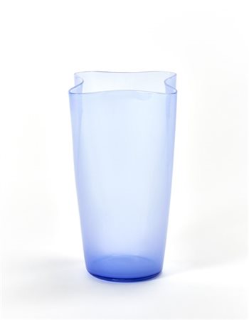 Seguso Vetri d'Arte Vaso modello "9740". Murano, 1954ca. Vetro soffiato traspare