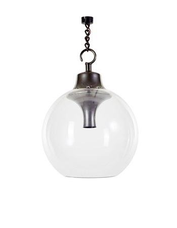 Luigi Caccia Dominioni Lampada a sospensione modello "LS10 Boccia". Produzione A