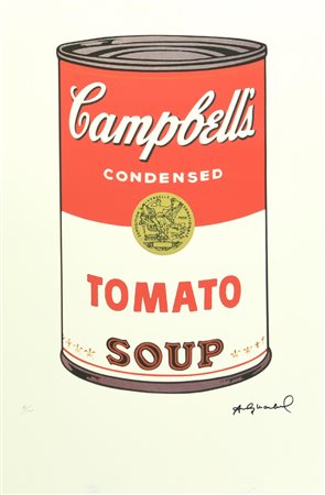 Andy Warhol (1928 - 1987) CAMPBELL'S SOUP - TOMATO litografia su carta...
