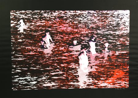 Richard Hamilton (1922 - 2011) BATHERS (A) serigrafia a colori su carta...