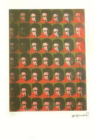 Andy Warhol (1928 - 1987) ELVIS PRESLEY litografia su carta Arches, cm...