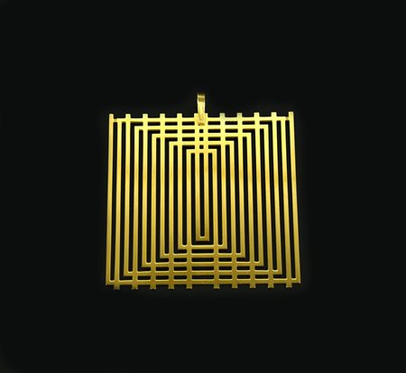 Mario Ballocco (1913 - 2008) CIONDOLO. DISTRUZIONE FIGURALE PER ASSIMILAZIONE...