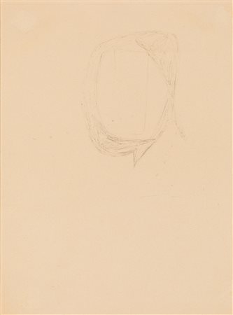 Lucio Fontana Concetto spaziale, 1957 inchiostro su carta cm 25,5x32 firmato...