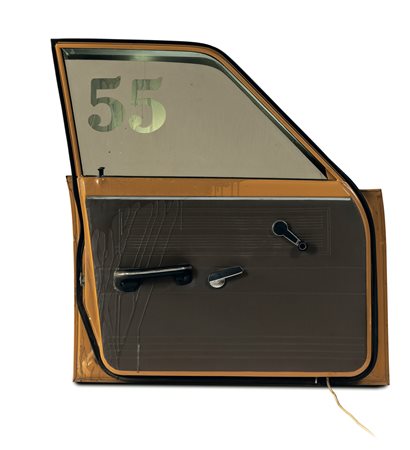 Edward Kienholz Sawdy, 1971 portiera di auto, finestrino, smalto da...