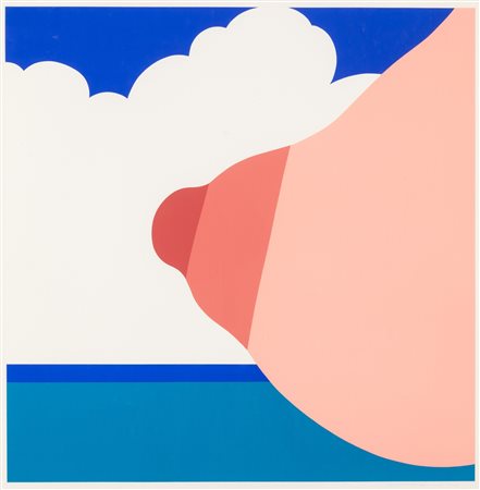 Tom Wesselmann Seascape, 1967 serigrafia a colori su carta cm 45,5x46 es....